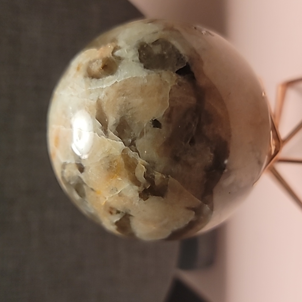 Cherry  Blossom  agate sphere